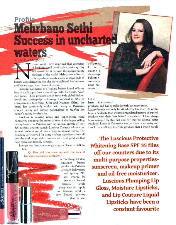 Pakistan Lounge Magazine- 2011