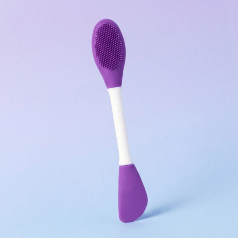 FreshLabs Cleanse + Glow dual-sided silicone face brush