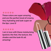 Hydracolor Lipstick tube, a moisturizing lipstick with vitamin E and grapeseed oil