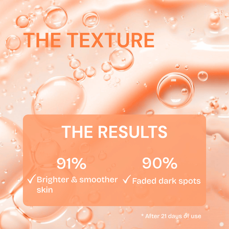 Magic Glow results card: brighter, more even-looking skin tone