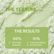 Matcha Melt results card: clean, balanced-feeling skin