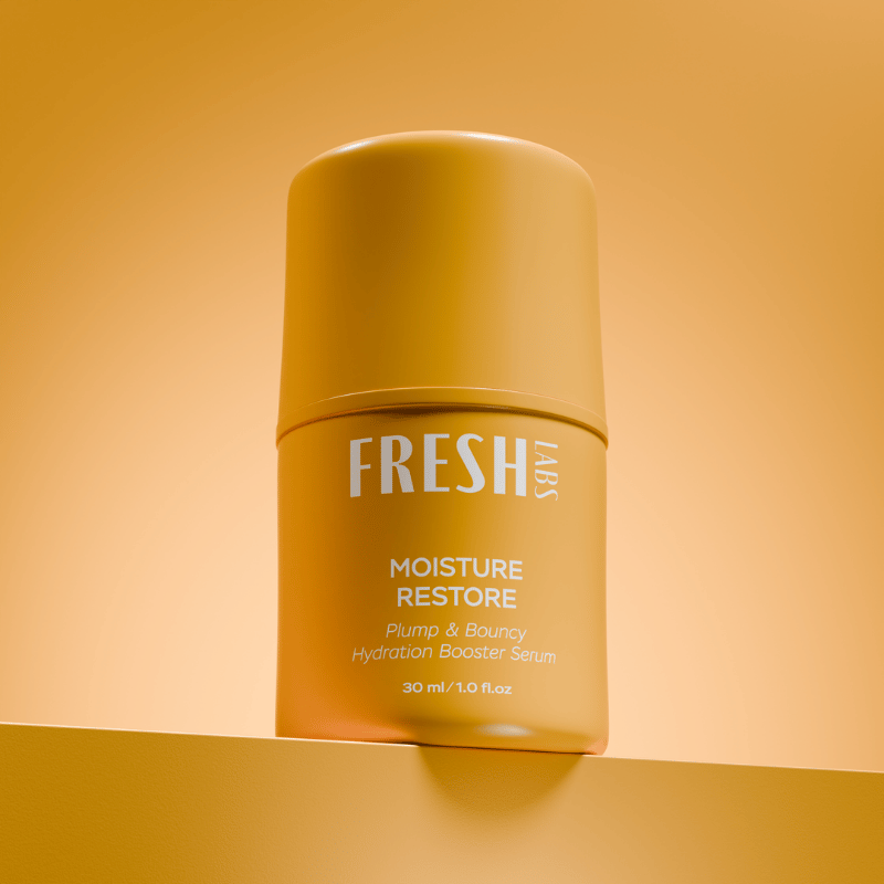 FreshLabs Moisture Restore hyaluronic acid serum bottle