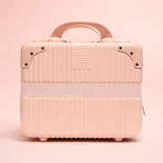 Luscious Cosmetics On the Go Vanity Case in Pink with spacious storage.