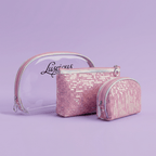 Sparkle 3-pc Makeup Bag Set
