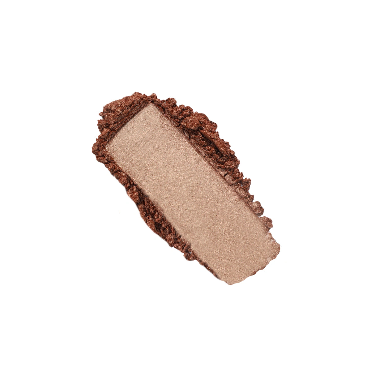 Swatch of Sparkling Shimmer Highlighter in Shimmering Sand, Luscious Cosmetics