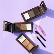 Brow Luxe™ Tool Kit compact — brow powders, wax, tweezers and brushes, Luscious Cosmetics